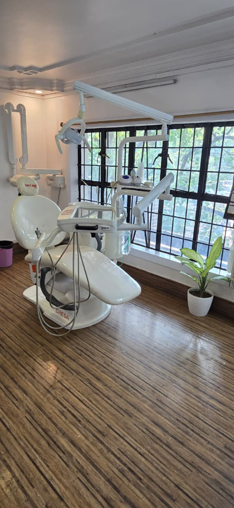 State of the art dental operatory with plant decoration